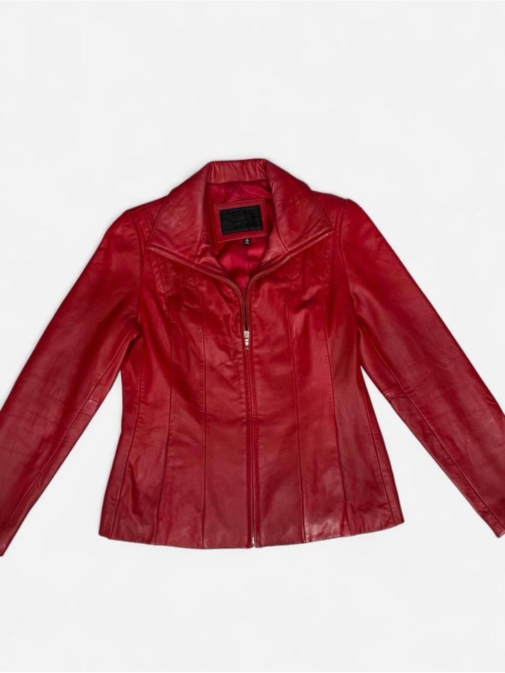 Vintage Avanti Red Leather Jacket